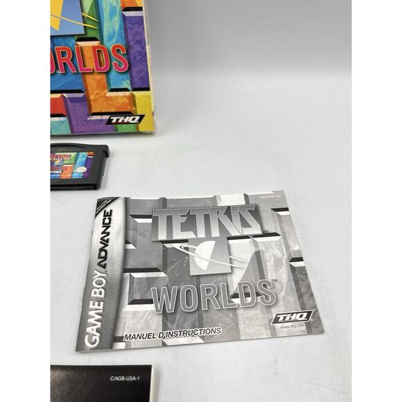 Tetris Worlds GBA Game Boy Advance Complete CIB Great Condition! - Picture 8 of 15